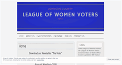 Desktop Screenshot of lwvjc.org